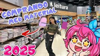  Vlog COMPRANDO meu MATERIAL ESCOLAR 2025 - Keke