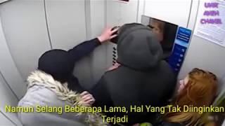 CCTV Jadi Saksi! Lihat Aksi Nekat Muda Mudi Ini Saat Terjebak Di Dalam Lift