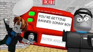 GOTTA BAN BAN BAN! (Hilarious Roblox Baldi Mod)  | Baldi's Basics Gameplay (Roblox Mod)