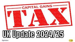 24% Capital Gains Tax (CGT) in 2024 & 2025 | UK Property Tax