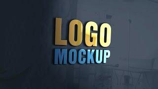 TUTORIAL 3D MOCKUP LOGO WITH LINK DOWNLOAD