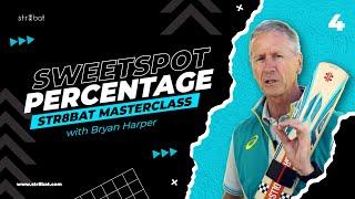 Bryan Harper Masterclass on Sweetspot Percentage | str8bat Cricket Bat Sensor