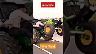 Failed Stunt #johndeere #tractor #stunt #stunts #shorts #viral #subscribe #trending #short