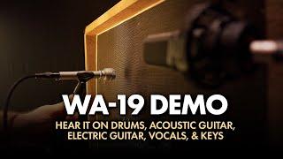 WA-19 Dynamic Studio Mic Demo | Hear It On Drums, Vocals, Acoustic Guitar, Electric Guitar, Keys