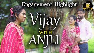 best highlight 2024  ||vijay with anjli || engagement highlight || lirbai films ||