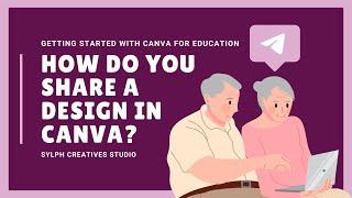 How to Share a Design in Canva | Canva for Beginners