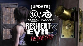 [UPDATE] RESIDENT EVIL 3: REMAKE || UNREAL ENGINE 5 - Squeaky Doors of Raccoon City