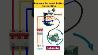 Reverse Forward Switch Connection | iti | reverse forward #shorts #shortsvideo #viral #trending