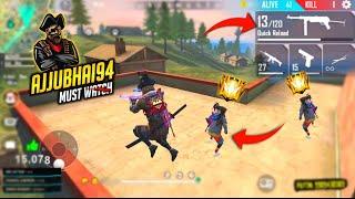 Ajjubhai Play With Legendry Player Amitbhai - Garena Free Fire