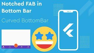 Flutter bottom navigation bar with fab | Flutter curved bottom navigation bar