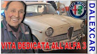 vita dedicata all'ALFAROMEO meccanico 79 anni ripara solo alfa storiche