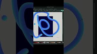 Abstract Fluid Shape in Inkscape #shorts