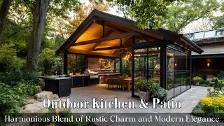 Transforming Your Outdoor Kitchen & Patio: Harmonious Blend of Rustic Charm and Modern Elegance