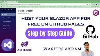 Host Your Blazor App for Free on GitHub Pages: Step-by-Step Guide