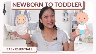 WHAT YOU REALLY NEED: NEWBORN TO TODDLER ITEMS | BABY ESSENTIALS BY MOMMY RUTH