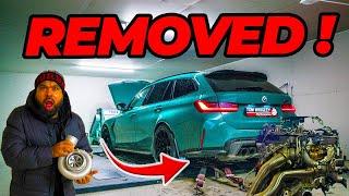 World’s First 1000HP BMW G81 M3 LCI—Engine Removed to Begin the Ultimate Build!