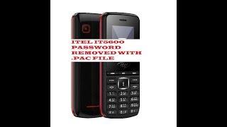 ITEL IT5600, IT5625 PASSWORD REMOVED BY .PAC FILE FREE