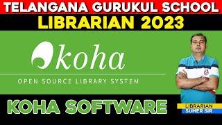 Telangana Gurukul librarian  Koha Software  Class- 3