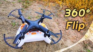 HX750 Drone 360° Flip Stunt | Remote Wala Drone | Drone Ki Video | #shorts  #toys  #drone  #flip