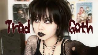 Simple Trad Goth makeup tutorial