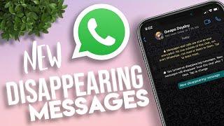 How to enable Disappearing Messages in WhatsApp