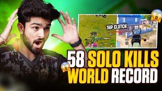 58 SOLO KILLS BY GODL LoLzZz | WORLD RECORD OR WHAT | BGMI HIGHLIGHT
