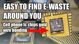 ELECTRONIC WASTE EASY TO FIND AROUND YOU | BASIC GOLD RECOVERY GUIDE FOR BEGINNERS