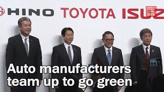 Japanese auto manufacturers team up to build futuristic green cars