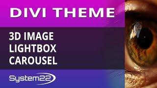 Divi Theme 3D Image Lightbox Carousel