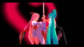 【MMD】【Miku&Luka】Sexy Swagger〈Pole Dance〉【With the moody music】