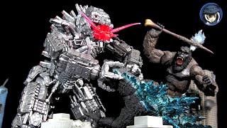 SH MonsterArts Godzilla VS Kong - MechaGodzilla 2021 - Bandai Tamashii Legendary Kaiju Figure Review