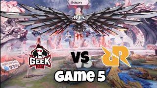 RRQ Hoshi vs GEEKFAM Game 5 - MPL ID English Season 13 PLAYOFFS #rrqhoshi #geekfam