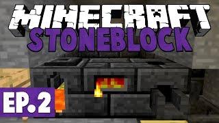 Minecraft StoneBlock - Mob Farming & Mass Sieving! #2 [Modded Questing Survival]