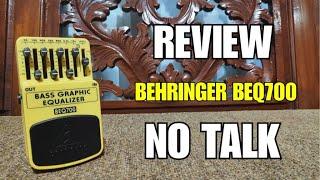 Review (Sound Test) Behringer BEQ700 (NO TALK)