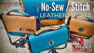 No-Sew Leather Purse Set, Laser and Cricut Maker
