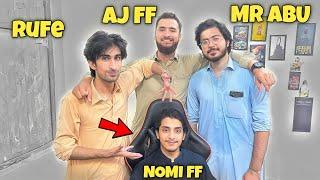 LEGENDARY Free Fire YouTubers SQAUD  | Nomi FF, AJ FF, Mr Abu & Rufe Bhai