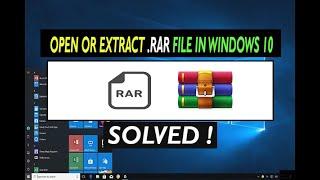  How to open RAR Files on Windows 10 | Extract RAR Files on PC