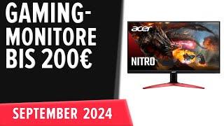 TOP–7. Die besten Gaming-Monitore bis 200€. September 2024. Test & Vergleich | Deutsch