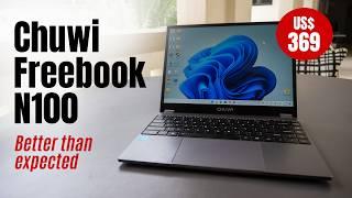 Chuwi Freebook N100 (review): Surprisingly good budget laptop