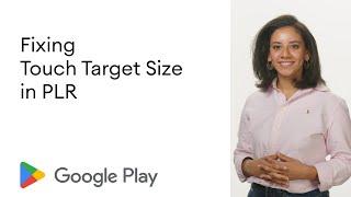 Fixing touch target size in PLR