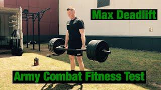 How To - Max Army Combat Fitness Test DEADLIFT