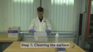 Cleaning and roughening by hand before bonding and automated roughening of surfaces