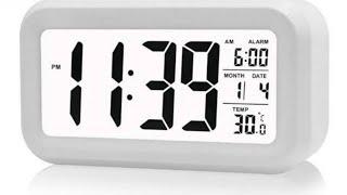 SMART OPTICAL BACK-LIGHT CONTROL LCD CLOCK