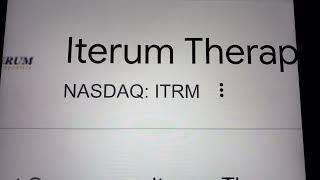 Iterum Therapeutics PLC ITRM Stock Trading Facts 