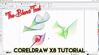 Creative Use of Blend Tool | CorelDraw X8 Tutorial | The Teacher