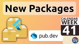 Flutter UI SETTINGS without BOILERPLATE & more - WEEK 41 - PACKAGE RELEASES