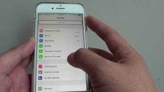 iPhone 7: How to Enable / Disable Mail Notification