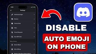 How To Turn Off Auto Emojis On Discord Mobile (UPDATED METHOD)