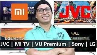 JVC TV vs MI TV 4X Pro vs VU Premium | Panasonic vs LG | Best 4K TV under 1 Lakh