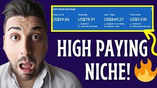 High Paying Google AdSense Niche (Make $400 monthly From Google AdSense)